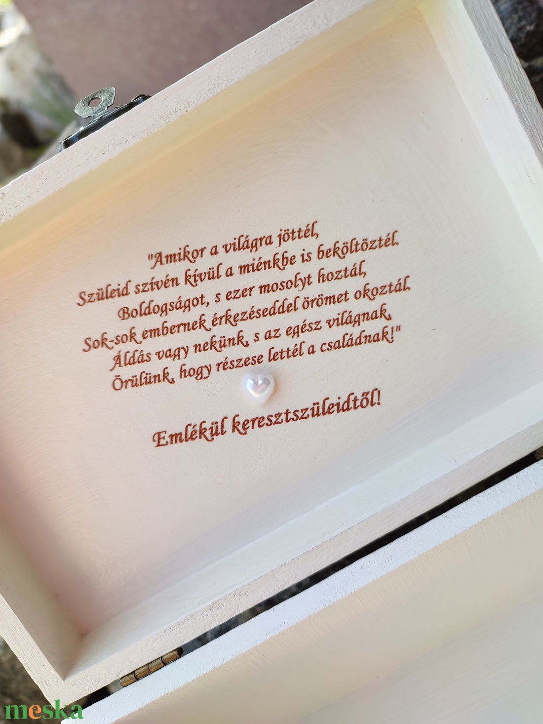 Egyedi mintás és feliratos díszdoboz keresztelőre. - RENDELHETŐ - otthon & életmód - tárolás & rendszerezés - doboz - Meska.hu Egyedi mintás és feliratos díszdoboz keresztelőre. - RENDELHETŐ - otthon & életmód - tárolás & rendszerezés - doboz - Meska.hu