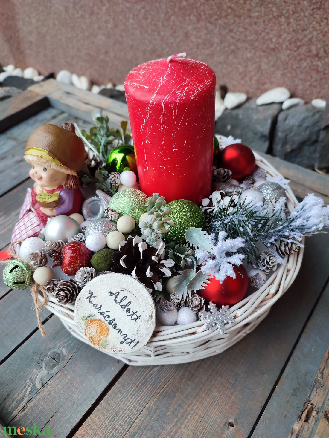 Téli asztaldísz, bájos kislánnyal. :-) - karácsony - karácsonyi lakásdekoráció - karácsonyi lakásdíszek - Meska.hu Téli asztaldísz, bájos kislánnyal. :-) - karácsony - karácsonyi lakásdekoráció - karácsonyi lakásdíszek - Meska.hu