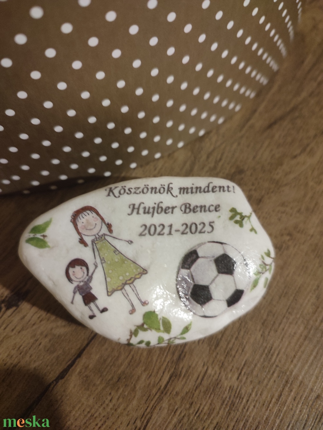 Focis kő/kavics egyedi mintával és felirattal. :-)  - otthon & életmód - babaszoba, gyerekszoba - babaszoba dekoráció - Meska.hu