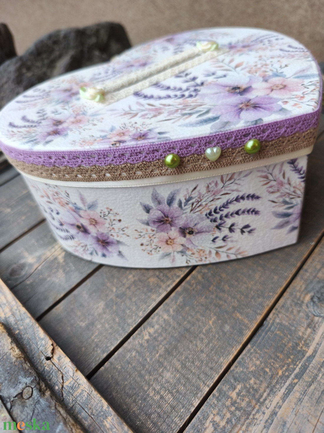 Minőségi, nagyméretű, egyedi mintás esküvői pénzgyűjtő persely. :-) - esküvő - dekoráció - asztaldísz - Meska.hu