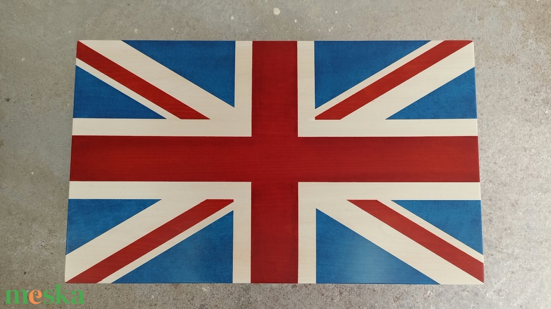 Yoko dohányzóasztal Nagy-Britannia zászló asztallappal - otthon & életmód - bútor - asztal - Meska.hu