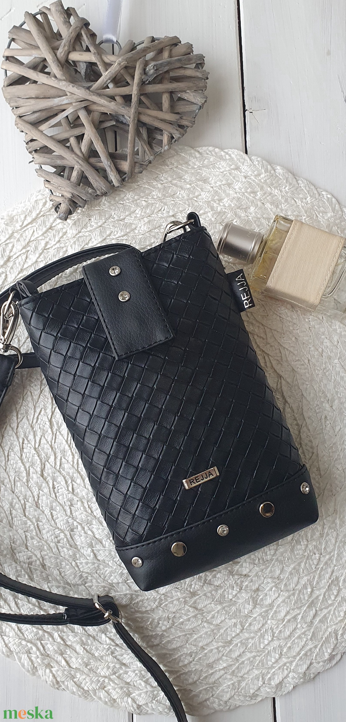 Telefon táska, PHONEbag szegecses - táska & tok - pénztárca & más tok - telefontok - Meska.hu