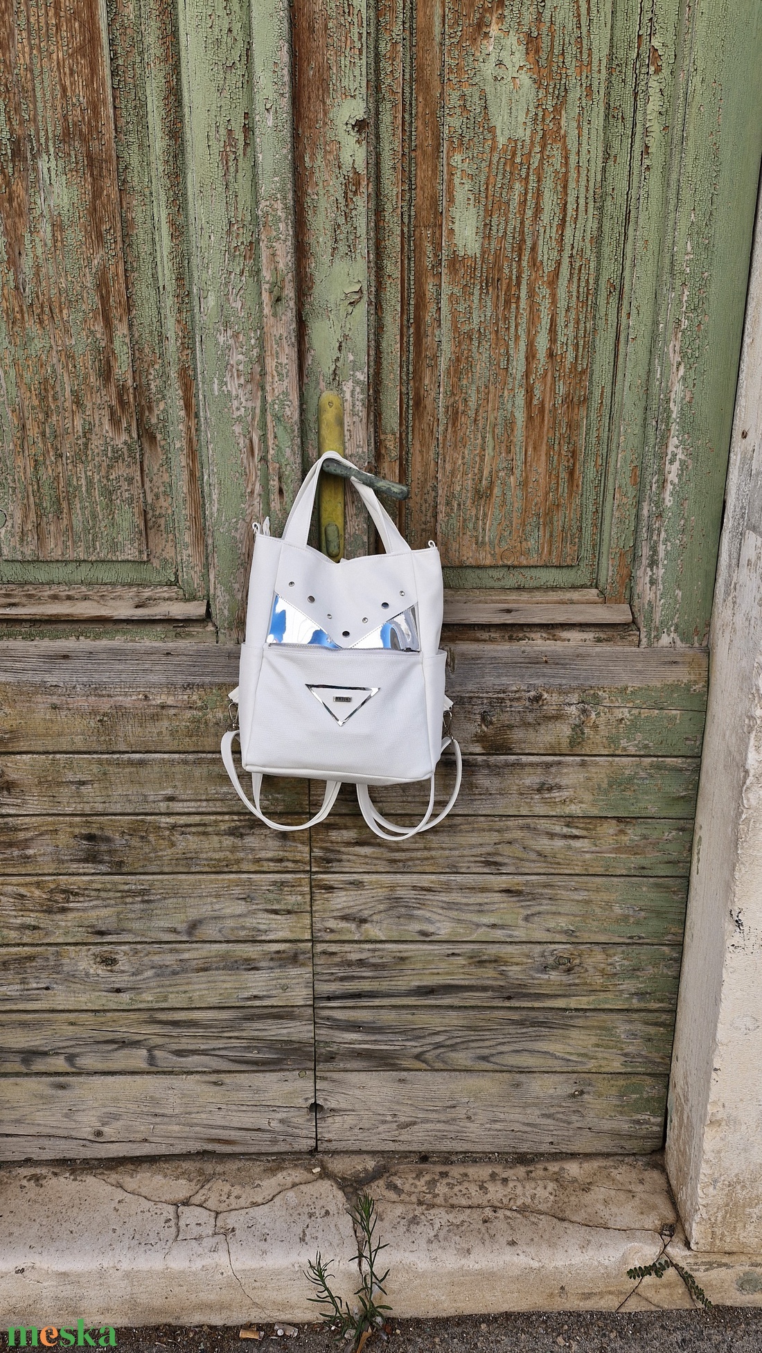 Hátizsák WHITE MIRROR - táska & tok - hátizsák - hátizsák - Meska.hu