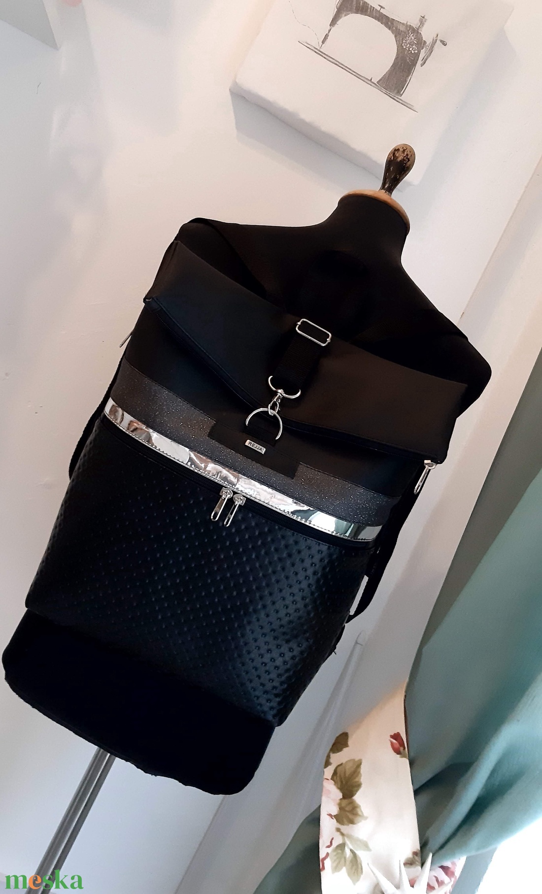 Hátizsák rolltop,rollup - táska & tok - hátizsák - roll top hátizsák - Meska.hu