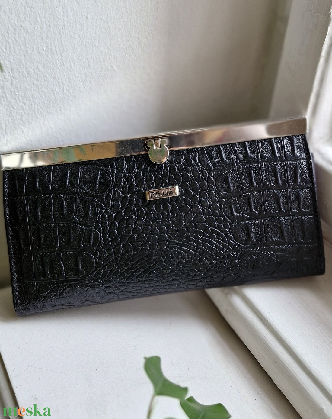 Fém keretes pénztárca - táska & tok - pénztárca & más tok - kártyatartó & irattartó - Meska.hu