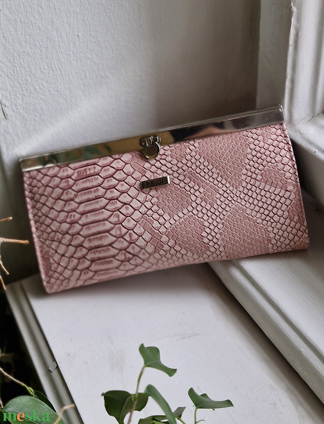 Fém keretes pénztárca - táska & tok - pénztárca & más tok - kártyatartó & irattartó - Meska.hu