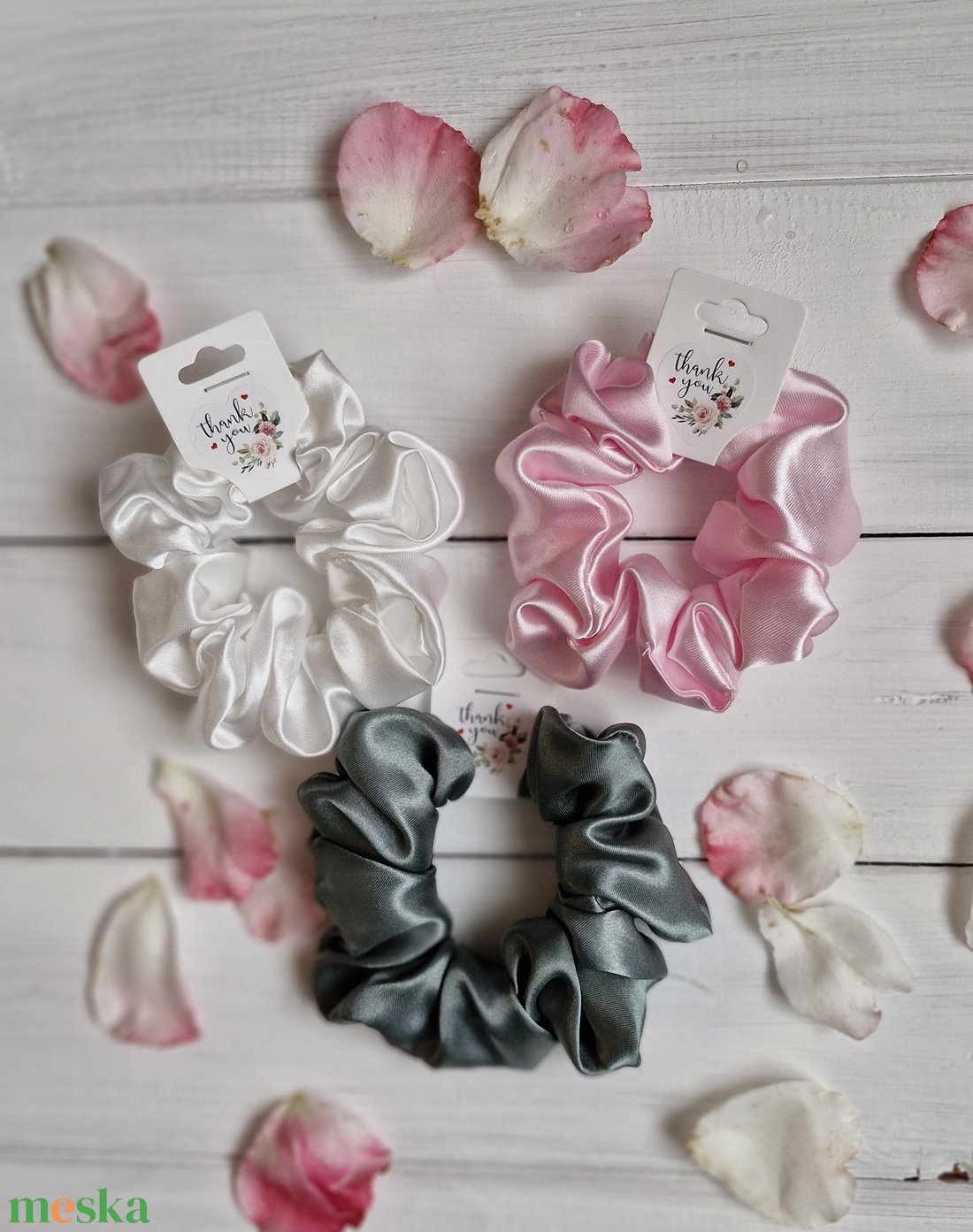 Lánybúcsús köszönő scrunchie barátnős ajándék - esküvő - lánybúcsú - Meska.hu