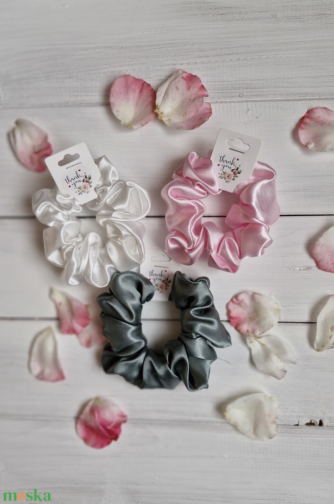 Lánybúcsús köszönő scrunchie barátnős - esküvő - lánybúcsú - Meska.hu