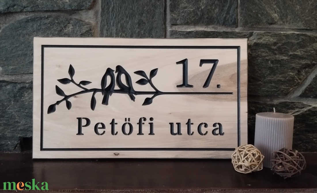 Minőségi tömörfa házszámtábla - otthon & életmód - ház & kert - házszám - Meska.hu Minőségi tömörfa házszámtábla - otthon & életmód - ház & kert - házszám - Meska.hu