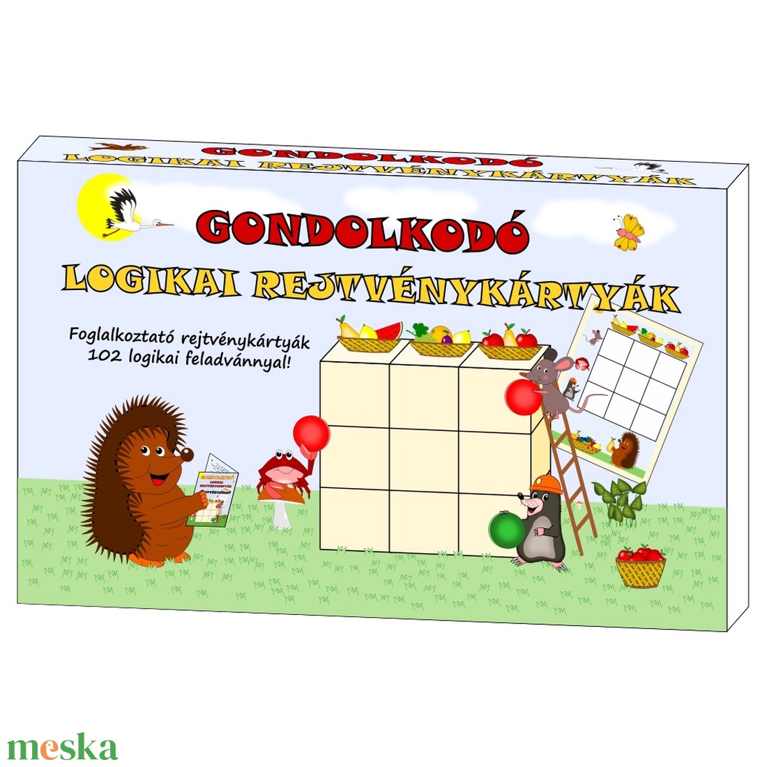Gondolkodó - Logikai rejtvénykártyák - játék & sport - készségfejlesztő és logikai játék - logikai játékok - Meska.hu Gondolkodó - Logikai rejtvénykártyák - játék & sport - készségfejlesztő és logikai játék - logikai játékok - Meska.hu