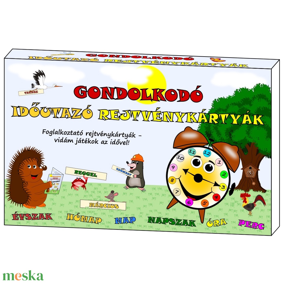 Gondolkodó - Időutazó rejtvénykártyák - játék & sport - készségfejlesztő és logikai játék - oktató játékok - Meska.hu Gondolkodó - Időutazó rejtvénykártyák - játék & sport - készségfejlesztő és logikai játék - oktató játékok - Meska.hu