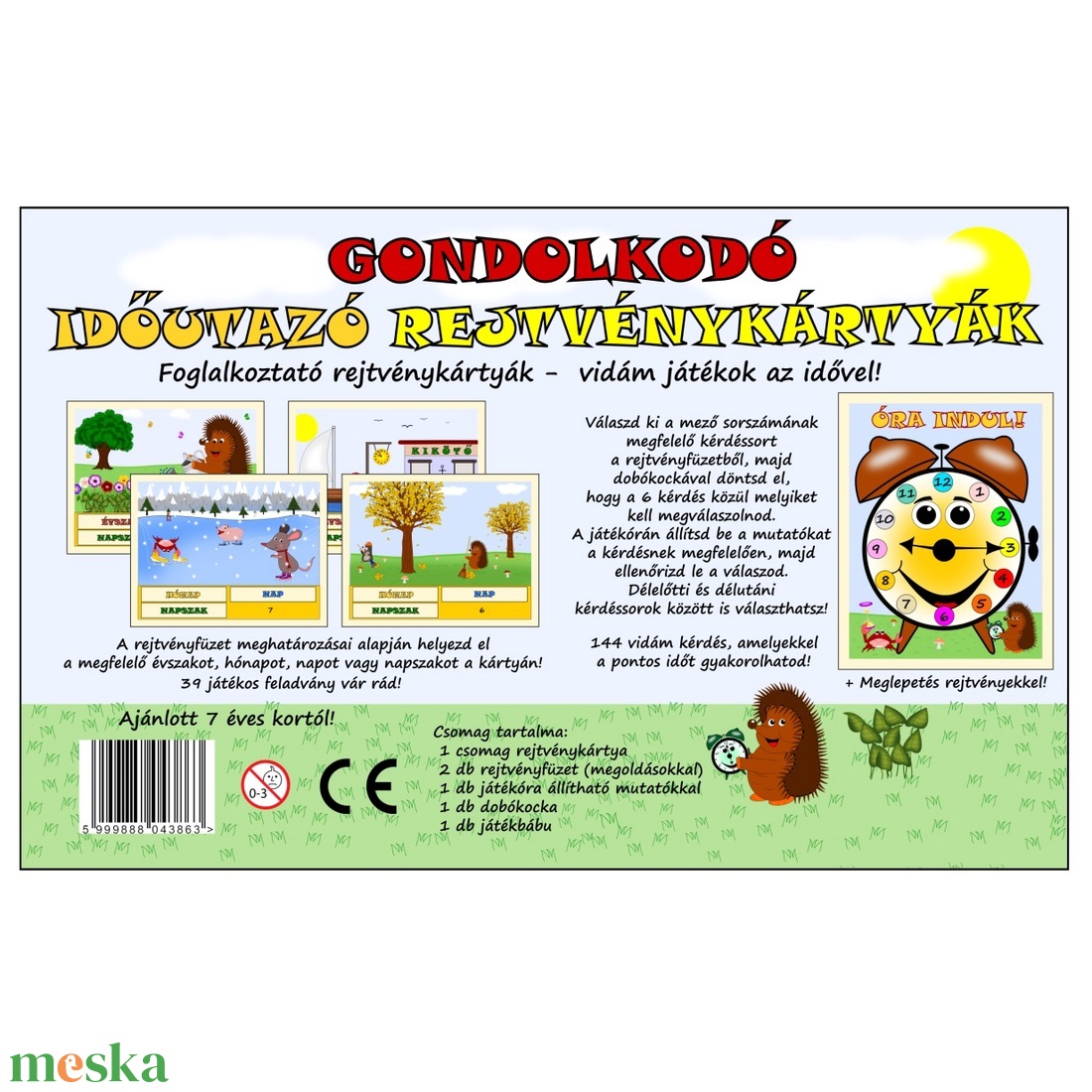 Gondolkodó - Időutazó rejtvénykártyák - játék & sport - készségfejlesztő és logikai játék - oktató játékok - Meska.hu Gondolkodó - Időutazó rejtvénykártyák - játék & sport - készségfejlesztő és logikai játék - oktató játékok - Meska.hu