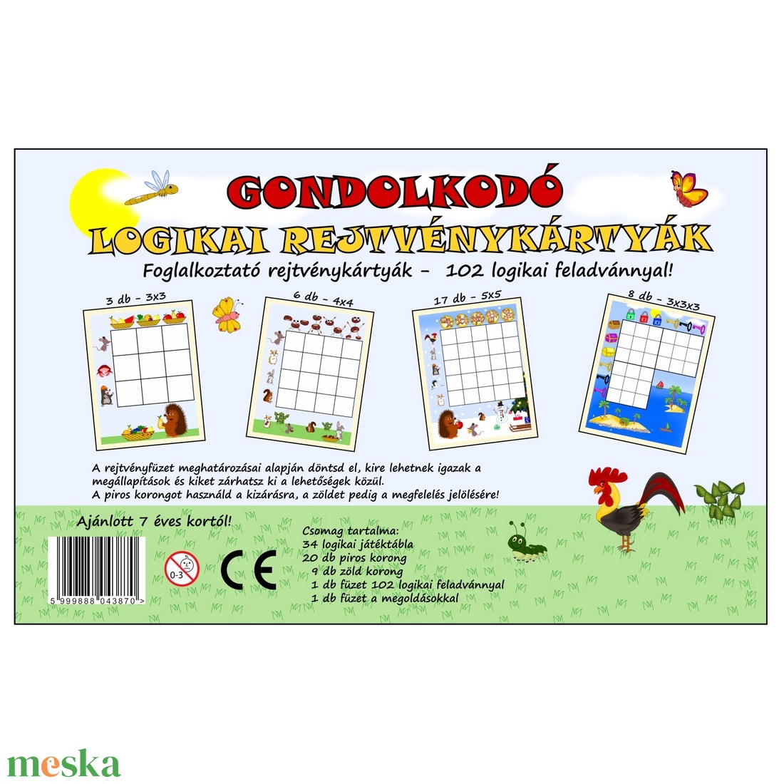 Gondolkodó - Logikai rejtvénykártyák - játék & sport - készségfejlesztő és logikai játék - logikai játékok - Meska.hu Gondolkodó - Logikai rejtvénykártyák - játék & sport - készségfejlesztő és logikai játék - logikai játékok - Meska.hu