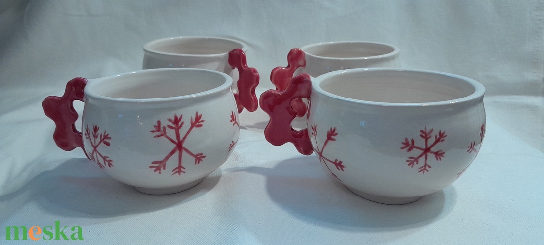 Hópelyhes bögre - otthon & életmód - konyhafelszerelés, tálalás - tálalás - bögre & csésze - Meska.hu