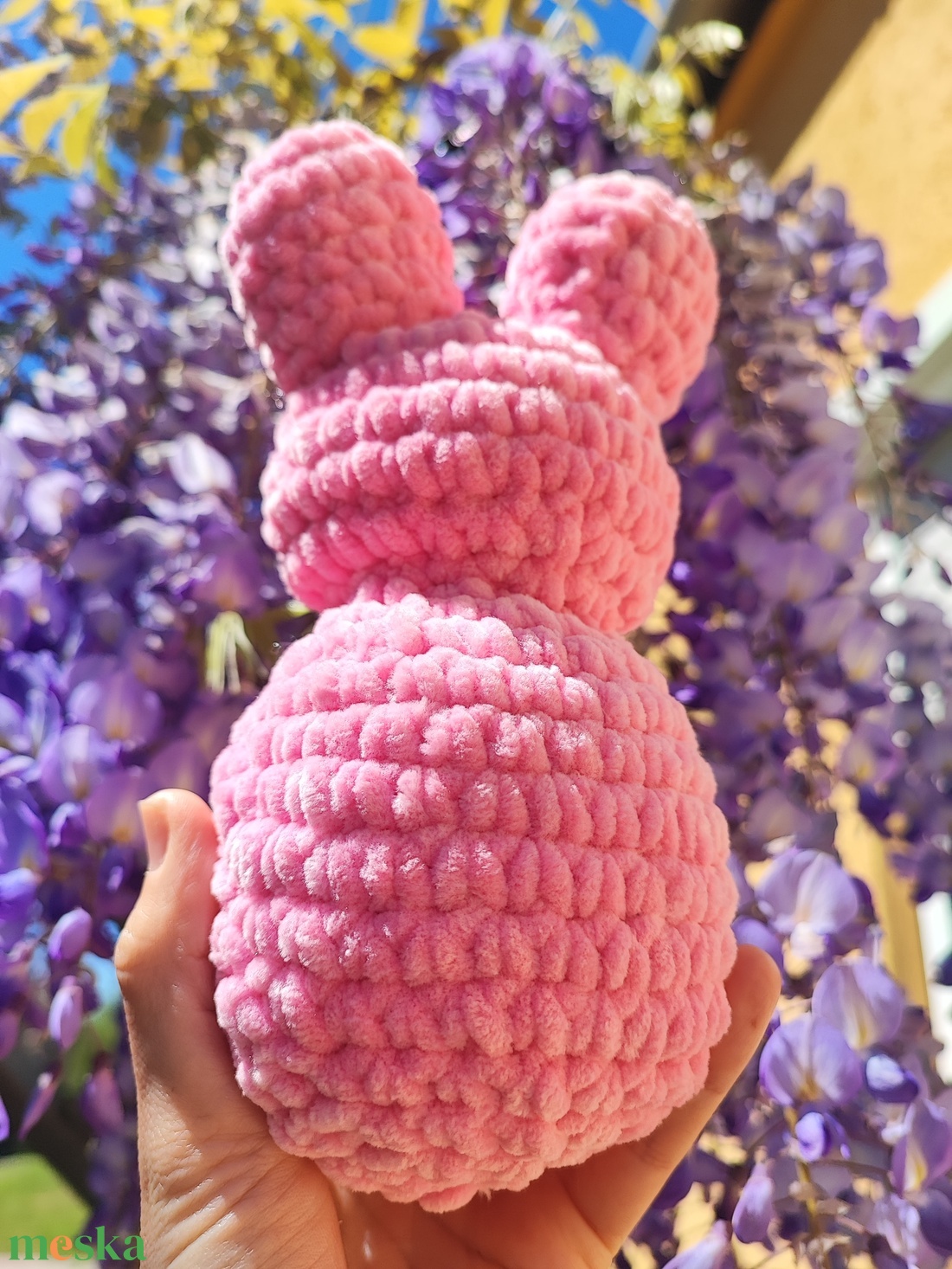 Horgolt pihe-puha nyuszi - játék & sport - plüssállat & játékfigura - nyuszi - Meska.hu