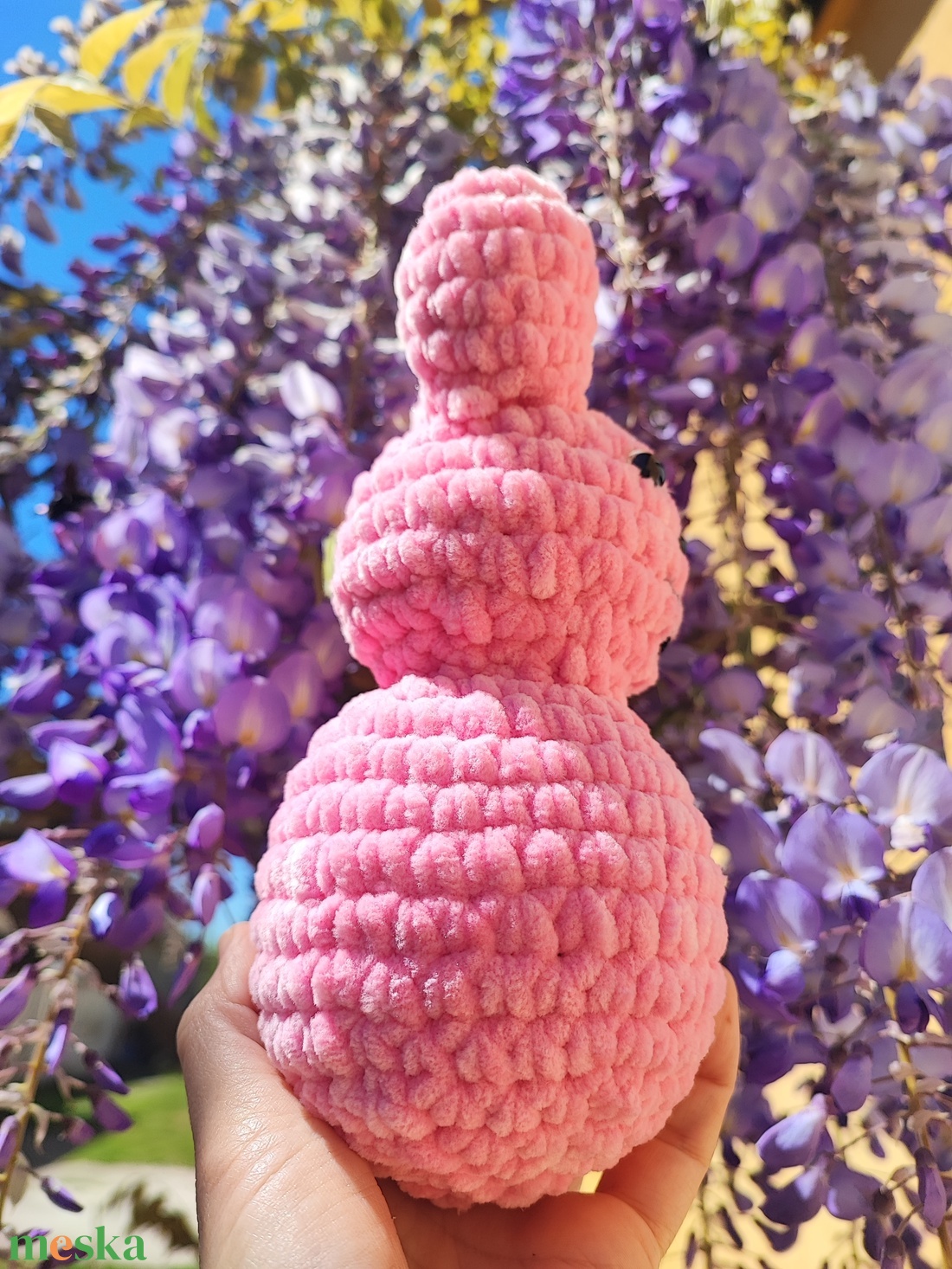 Horgolt pihe-puha nyuszi - játék & sport - plüssállat & játékfigura - nyuszi - Meska.hu