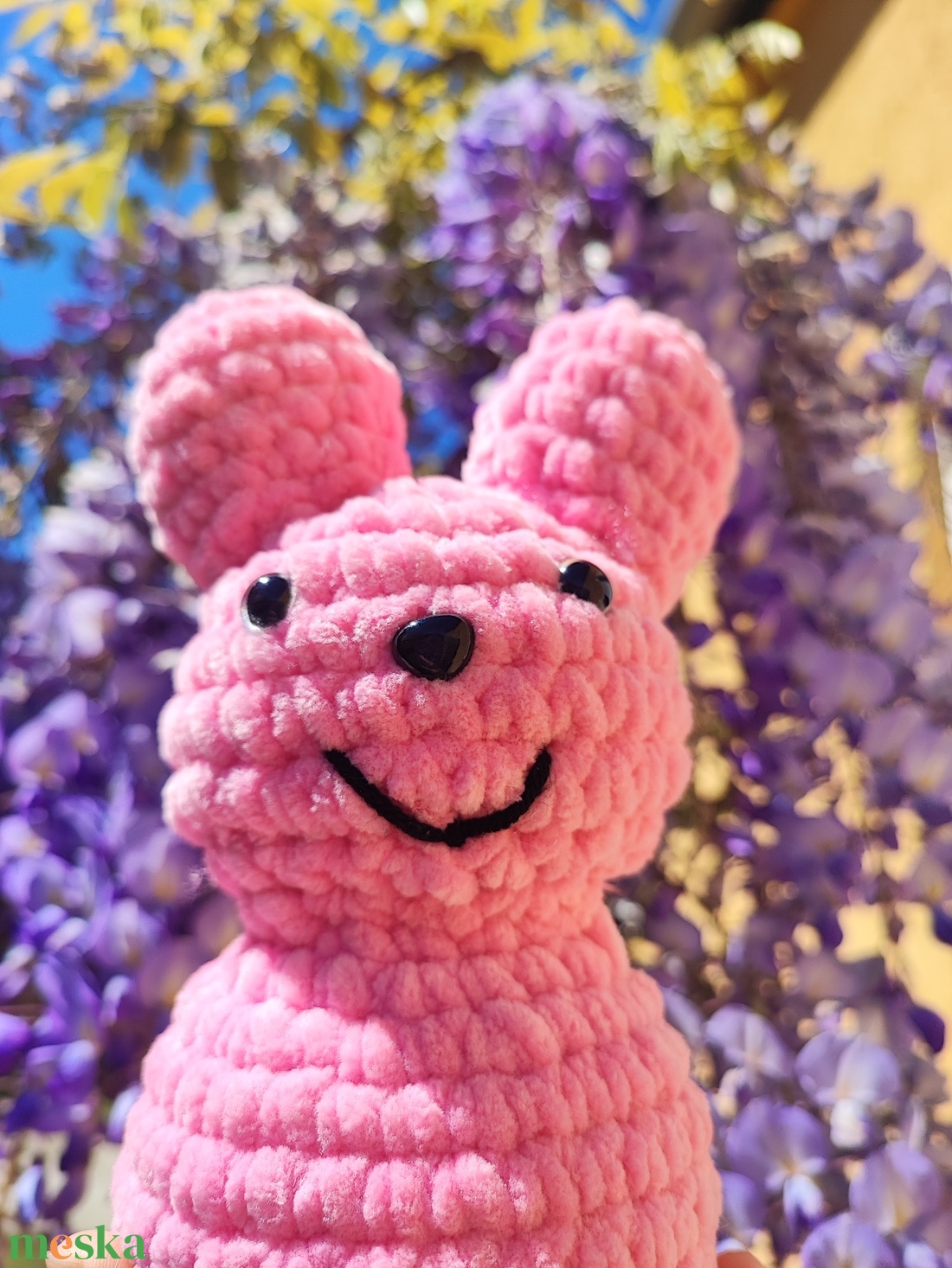 Horgolt pihe-puha nyuszi - játék & sport - plüssállat & játékfigura - nyuszi - Meska.hu