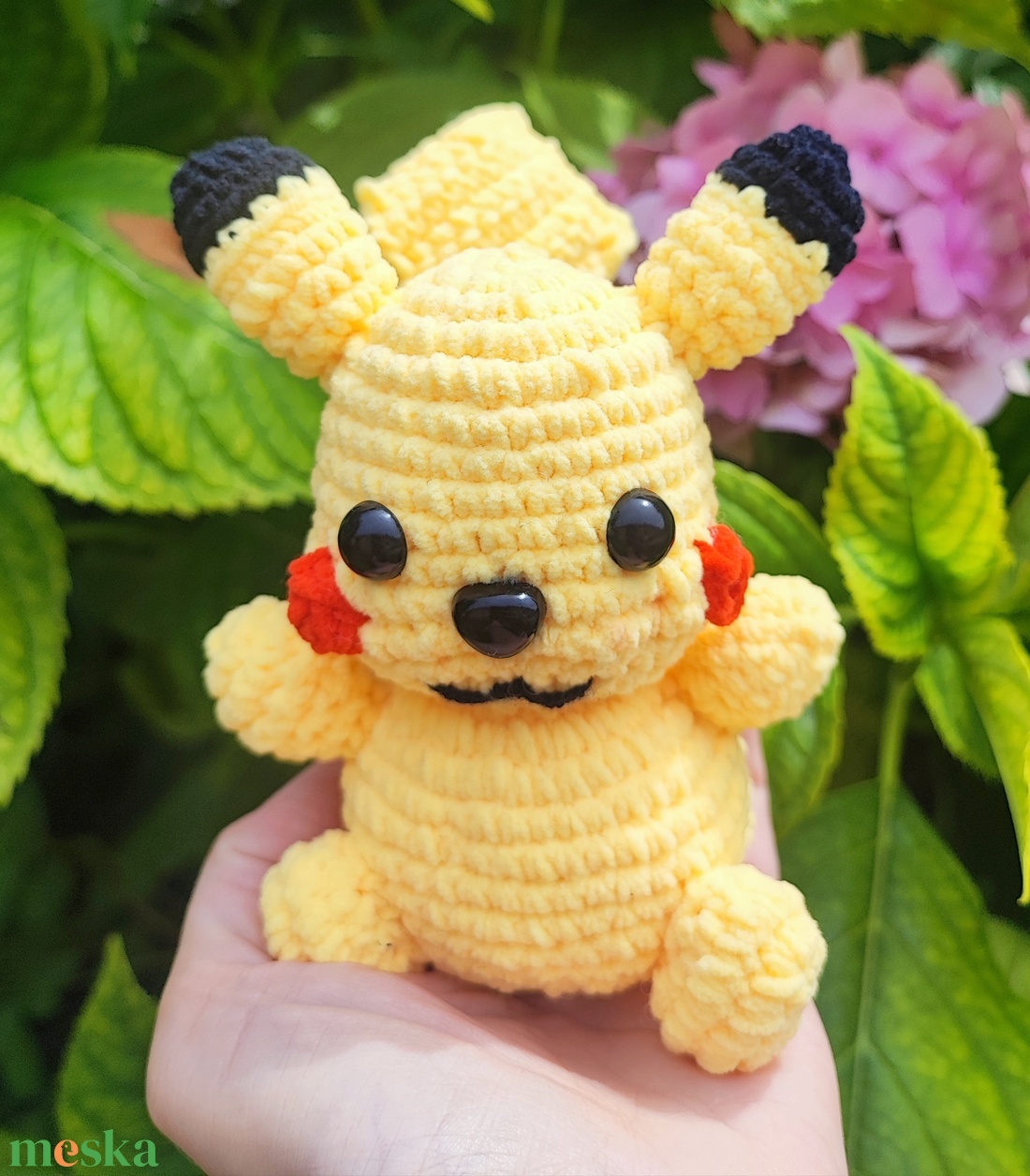 Pokémon, Pikachu horgolt - játék & sport - plüssállat & játékfigura - más figura - Meska.hu