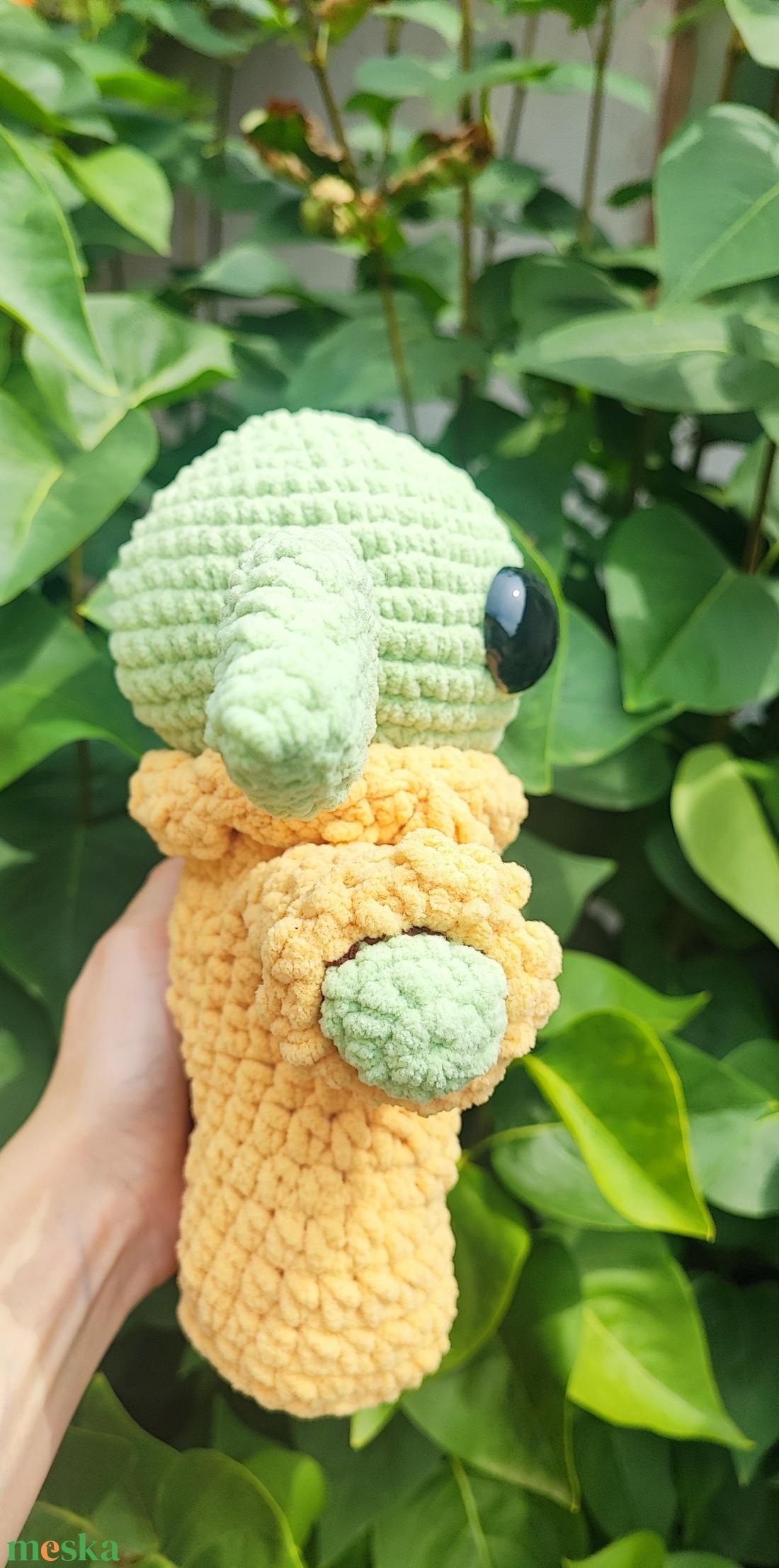 Star Wars, Grogu, Baby Yoda horgolt nagy figura - játék & sport - plüssállat & játékfigura - más figura - Meska.hu