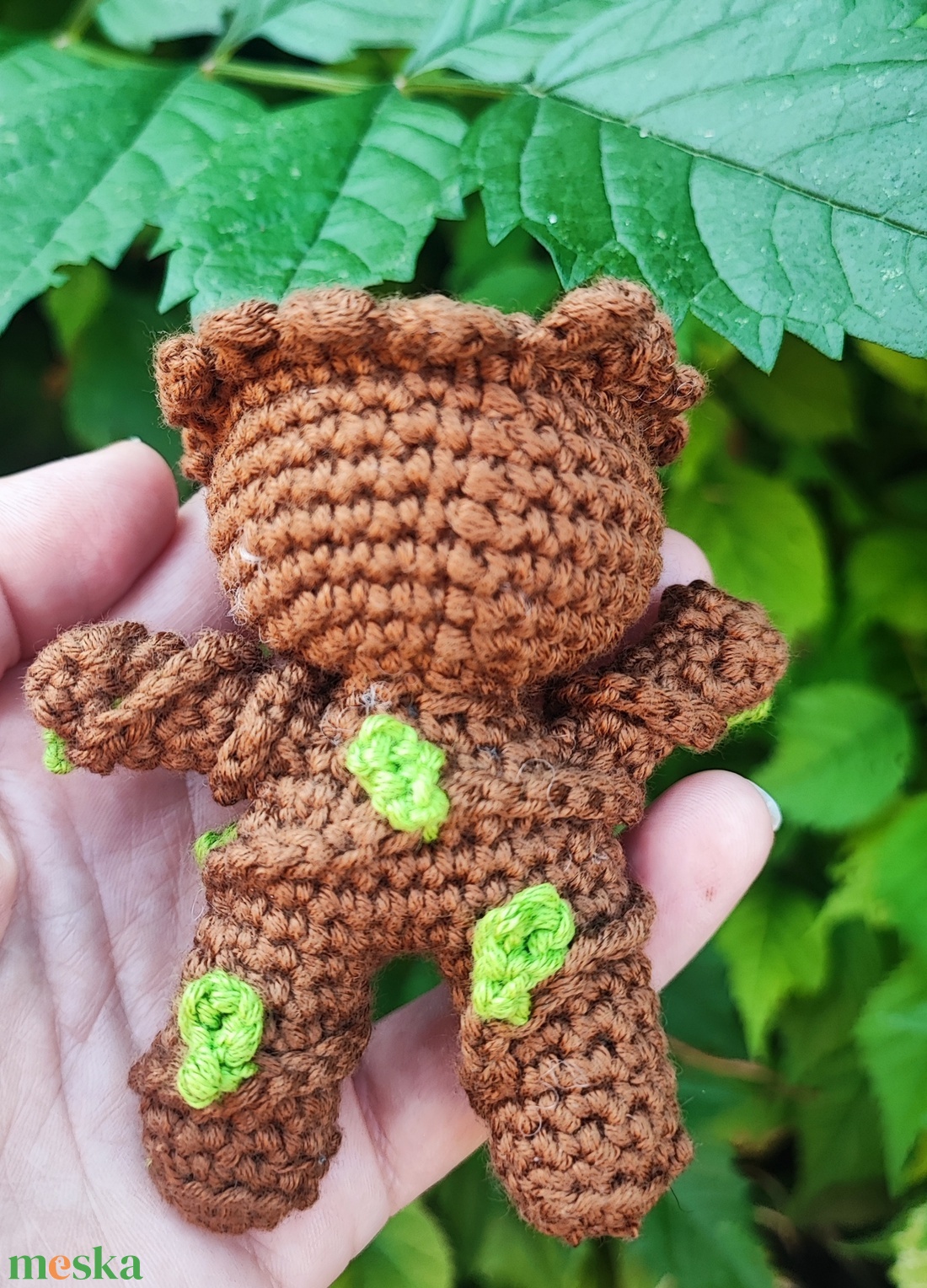 Horgolt baby Groot - játék & sport - plüssállat & játékfigura - más figura - Meska.hu