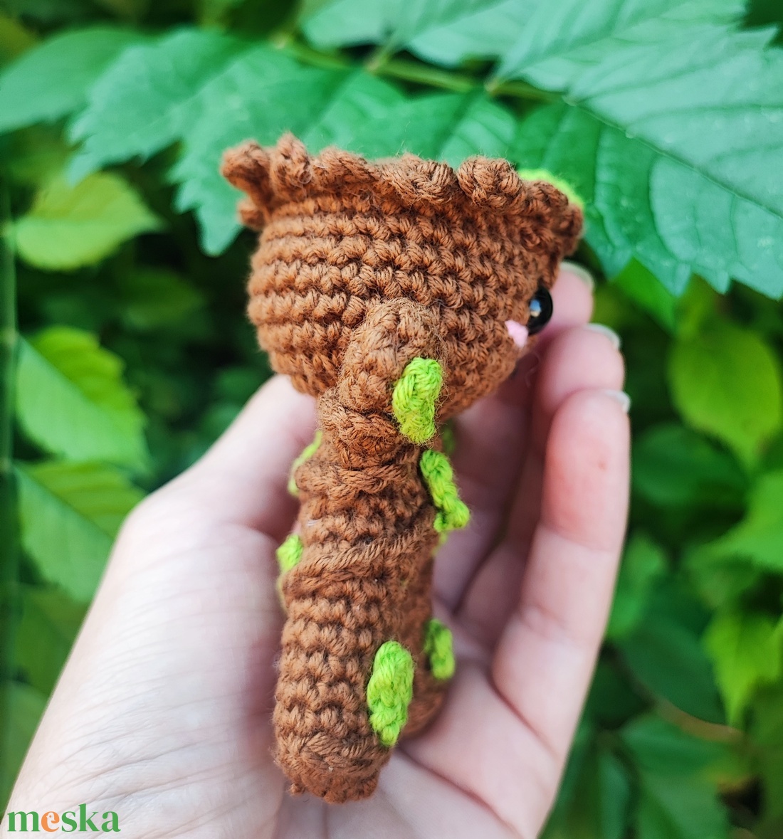 Horgolt baby Groot - játék & sport - plüssállat & játékfigura - más figura - Meska.hu