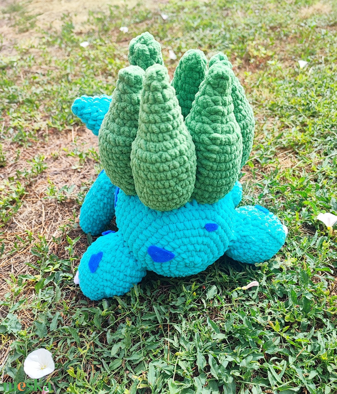 Horgolt óriás Bulbasaur Pokémon - játék & sport - plüssállat & játékfigura - más figura - Meska.hu