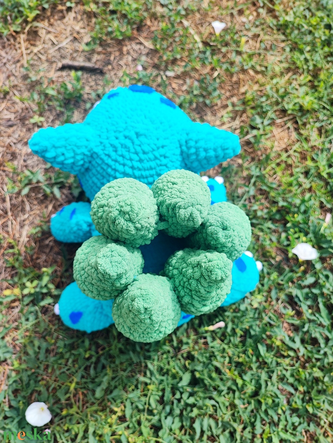Horgolt óriás Bulbasaur Pokémon - játék & sport - plüssállat & játékfigura - más figura - Meska.hu