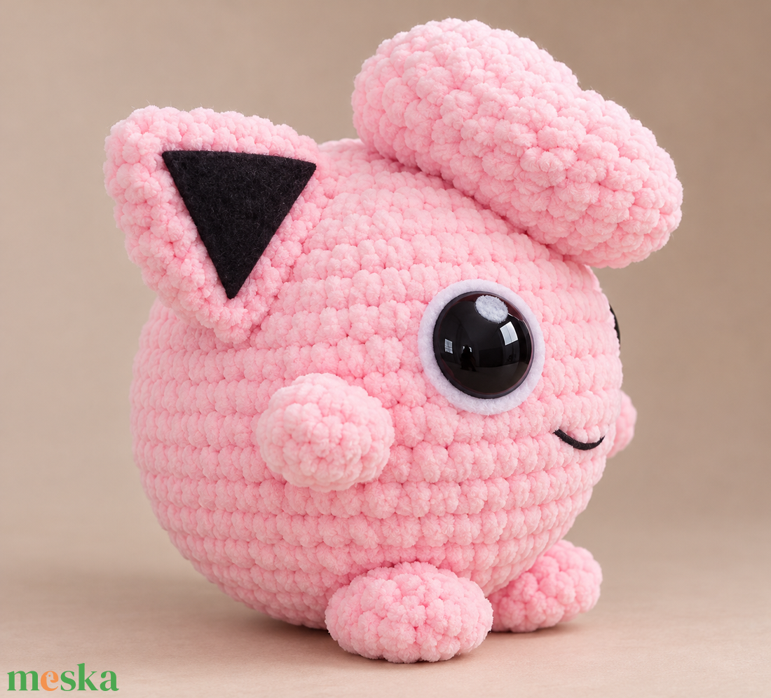 Jigglypuff horgolt Pokémon - játék & sport - plüssállat & játékfigura - más figura - Meska.hu