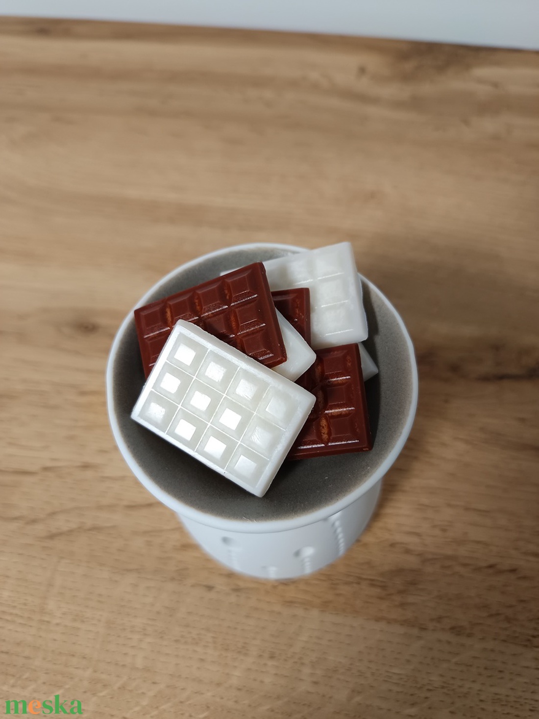 Édes kísértés - vanília-fahéj szója illatviasz - otthon & életmód - gyertya, illat, aroma - illatviasz - Meska.hu