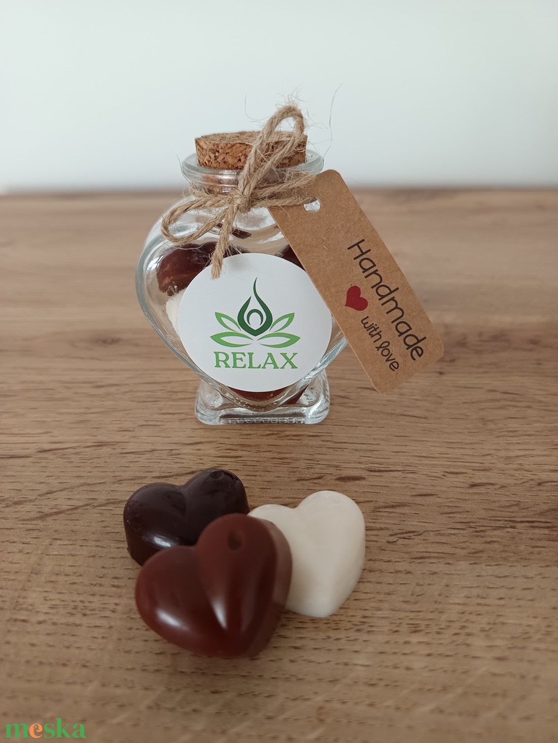 Téli szívdobbanás - vanília-fahéj szója illatviasz - otthon & életmód - gyertya, illat, aroma - illatviasz - Meska.hu