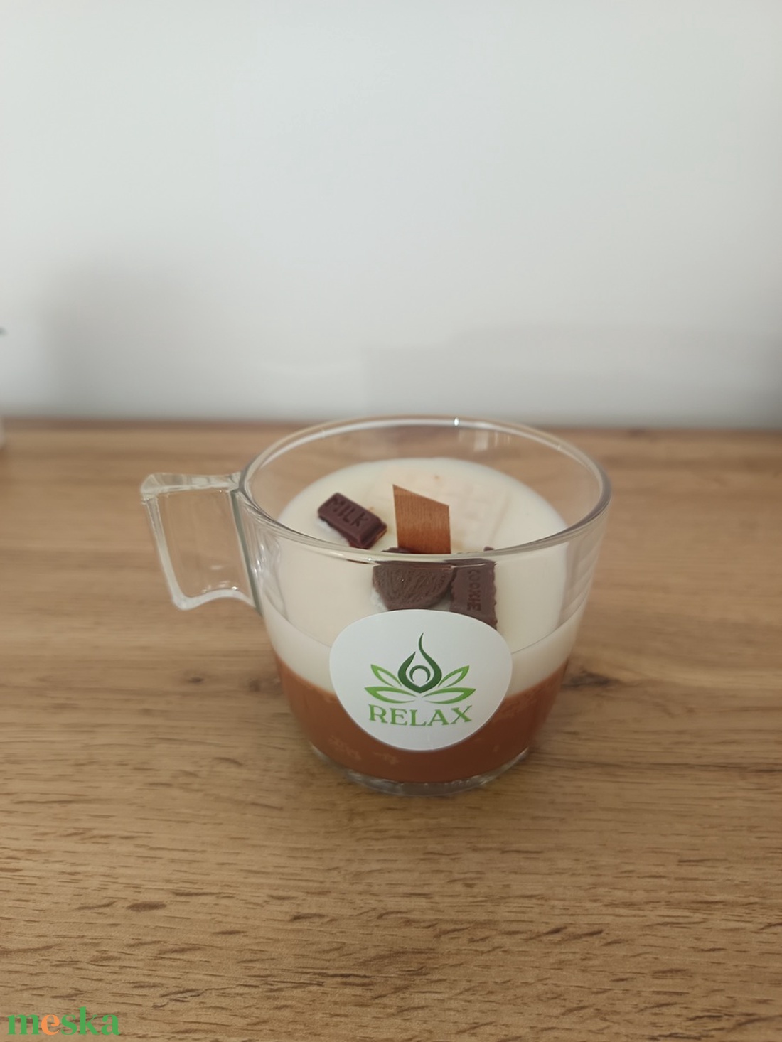 Trüffel krémpohár  RELAX kézműves gyertya - otthon & életmód - gyertya, illat, aroma - gyertya - Meska.hu