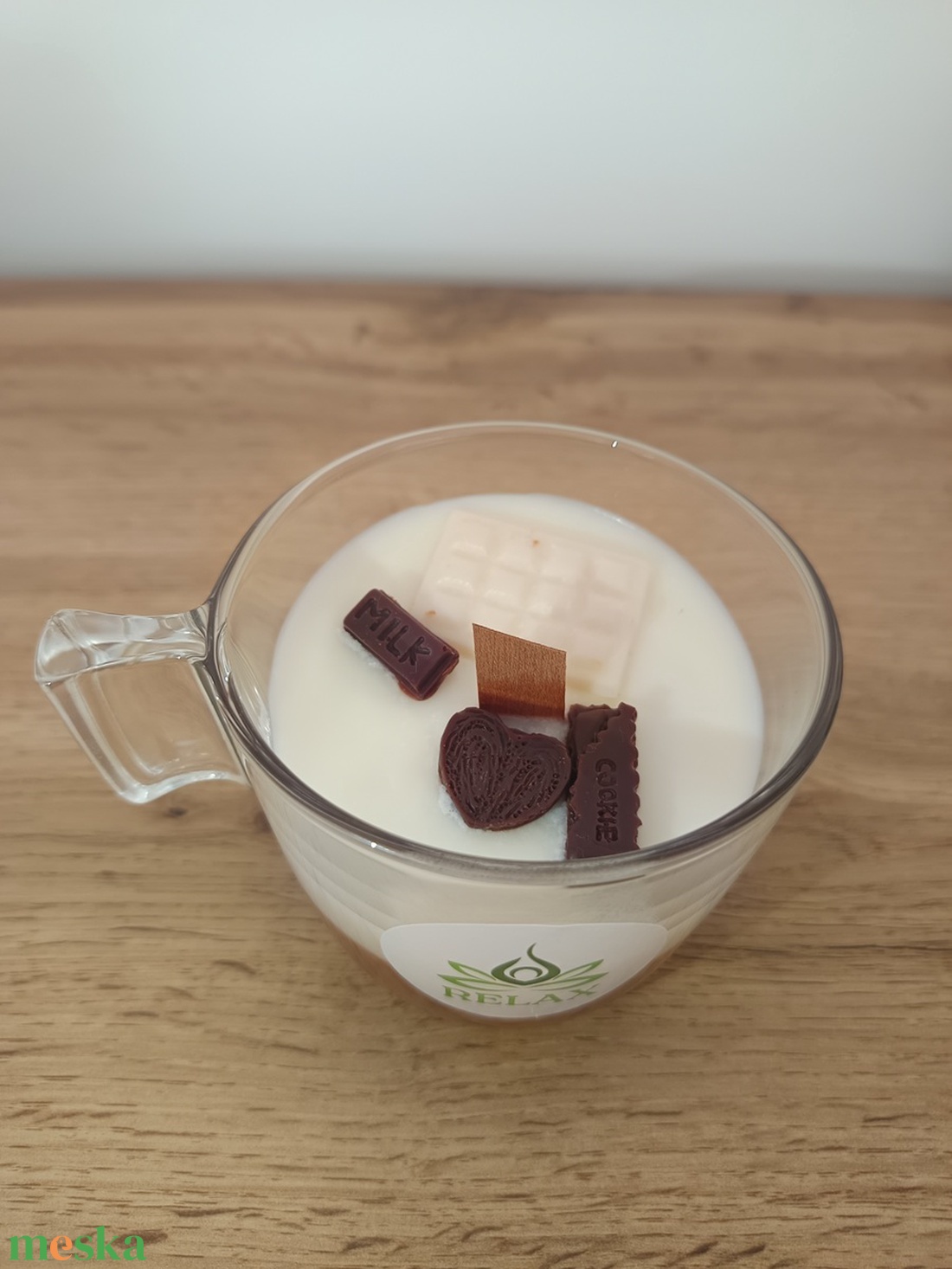 Trüffel krémpohár  RELAX kézműves gyertya - otthon & életmód - gyertya, illat, aroma - gyertya - Meska.hu