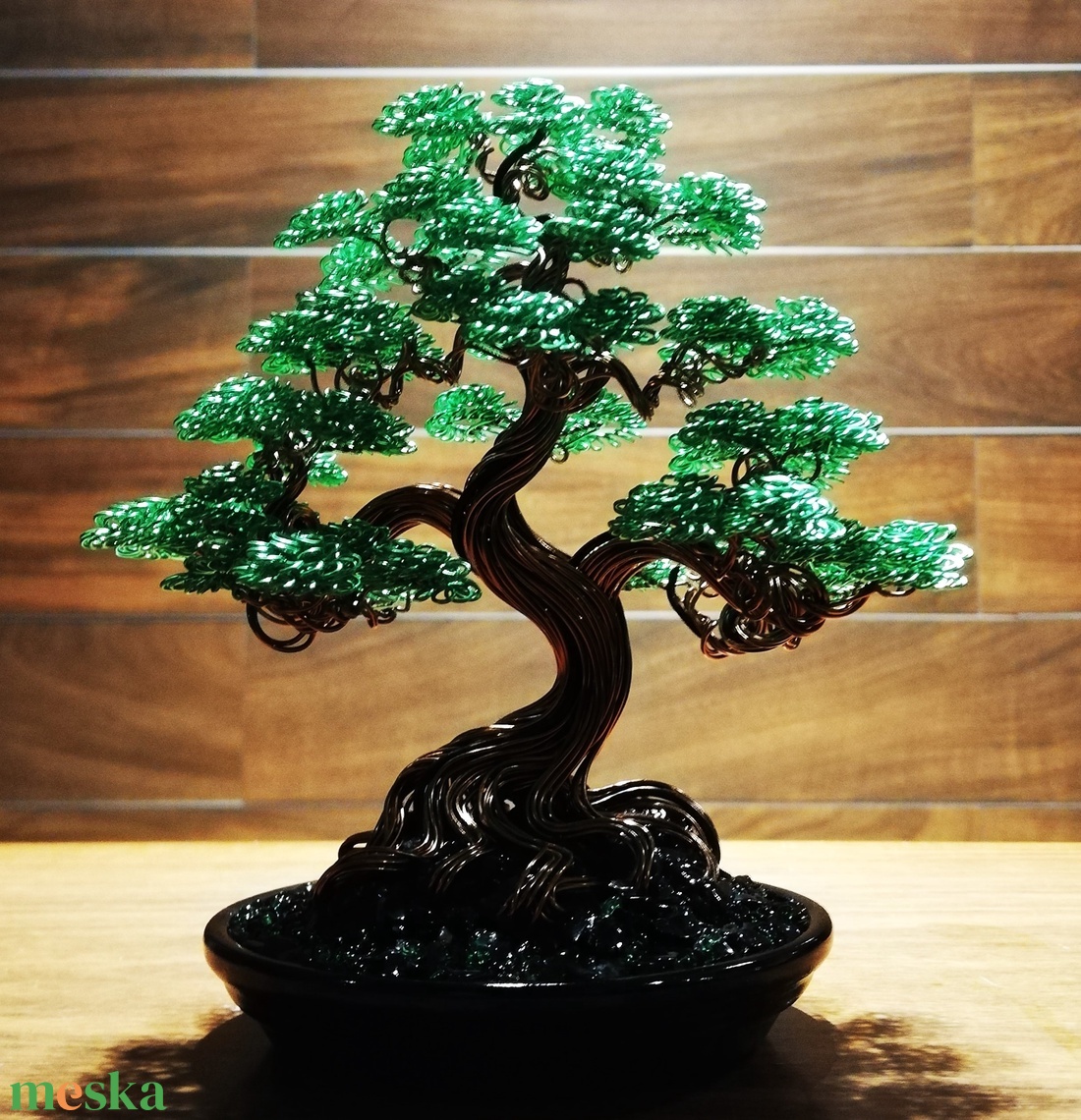 Zöld drótfa - otthon & életmód - dekoráció - asztal és polc dekoráció - bonsai - Meska.hu Zöld drótfa - otthon & életmód - dekoráció - asztal és polc dekoráció - bonsai - Meska.hu