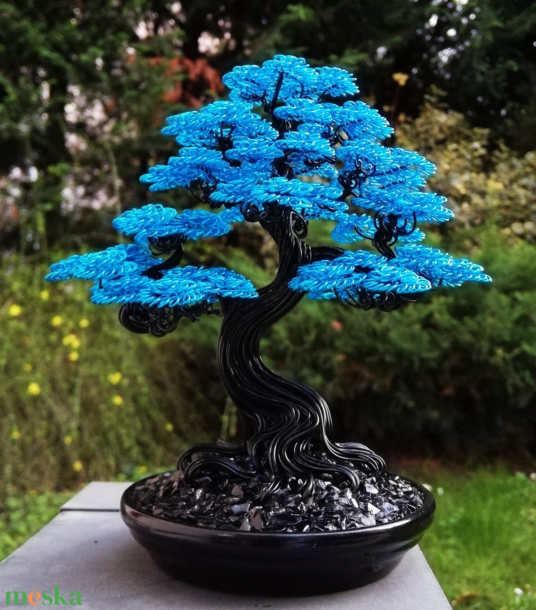 Kék bonsai - otthon & életmód - dekoráció - dísztárgy - Meska.hu Kék bonsai - otthon & életmód - dekoráció - dísztárgy - Meska.hu