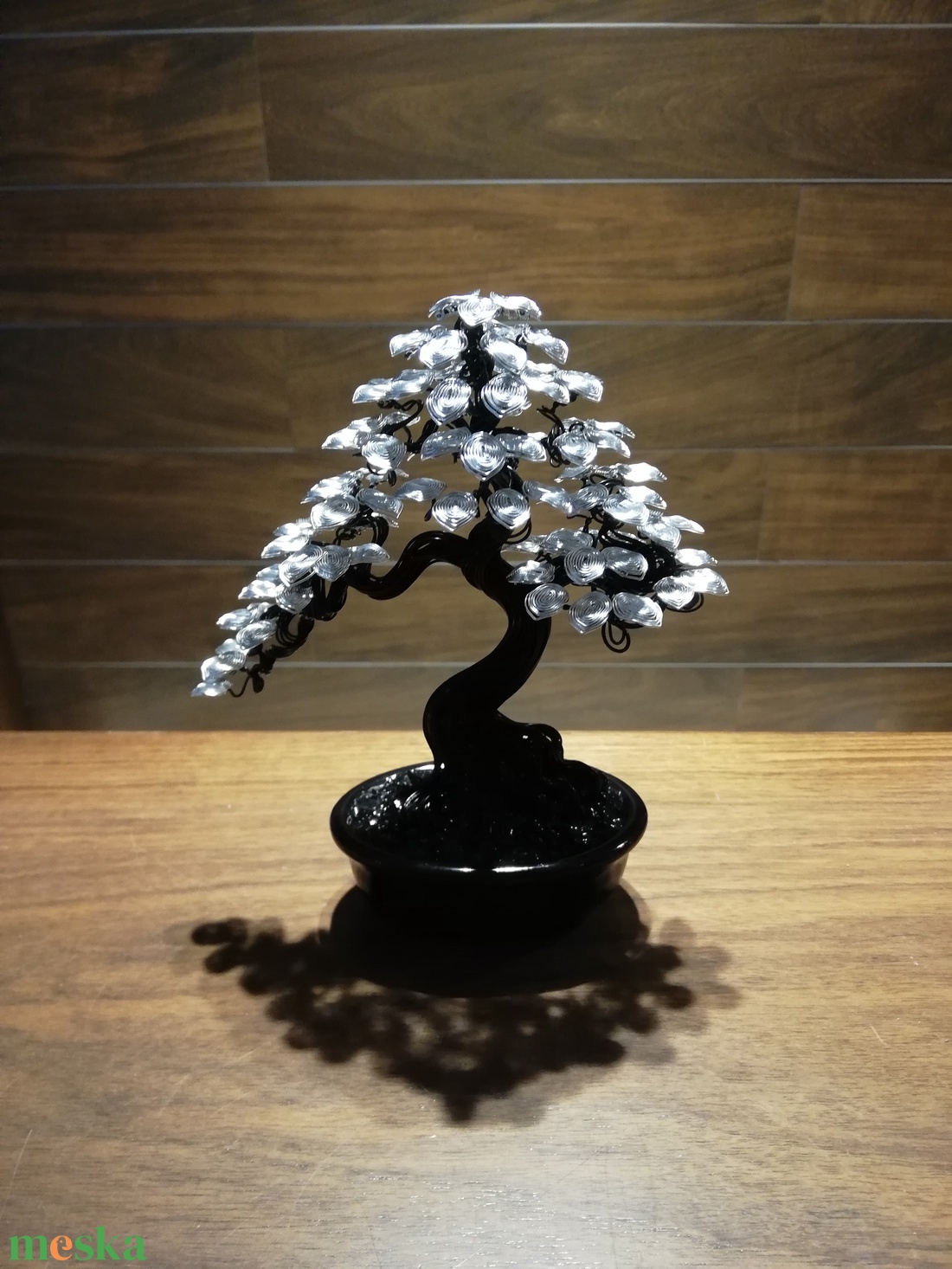 Ezüst kisfa - otthon & életmód - dekoráció - asztal és polc dekoráció - bonsai - Meska.hu Ezüst kisfa - otthon & életmód - dekoráció - asztal és polc dekoráció - bonsai - Meska.hu