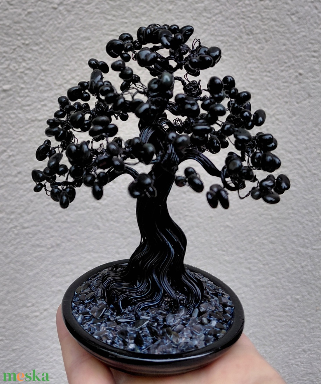 Obszidián drótfa - otthon & életmód - dekoráció - asztal és polc dekoráció - bonsai - Meska.hu Obszidián drótfa - otthon & életmód - dekoráció - asztal és polc dekoráció - bonsai - Meska.hu
