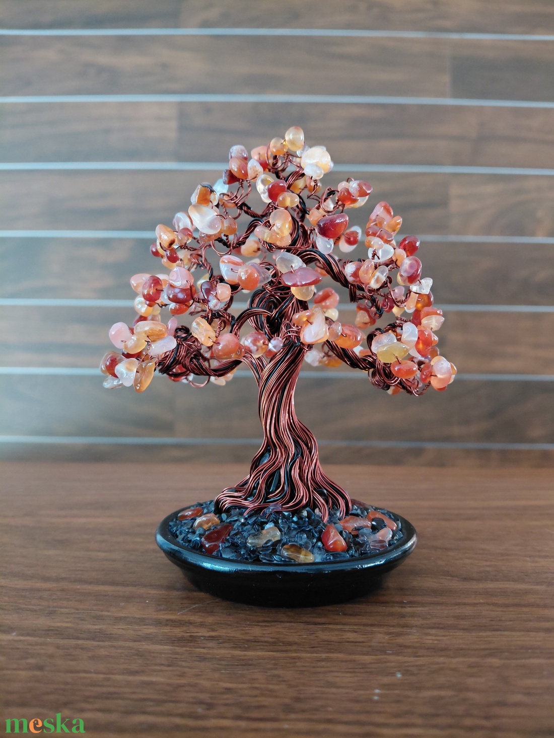 Karneol drótfa - otthon & életmód - dekoráció - asztal és polc dekoráció - bonsai - Meska.hu Karneol drótfa - otthon & életmód - dekoráció - asztal és polc dekoráció - bonsai - Meska.hu