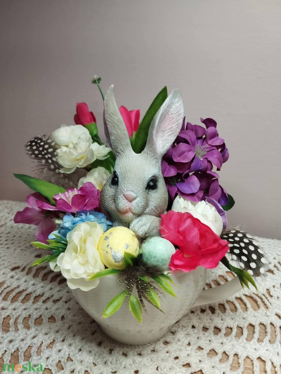 Húsvéti asztaldísz - ünnepi díszek, dekorációk - húsvéti díszek és dekorációk - húsvéti asztaldíszek - Meska.hu