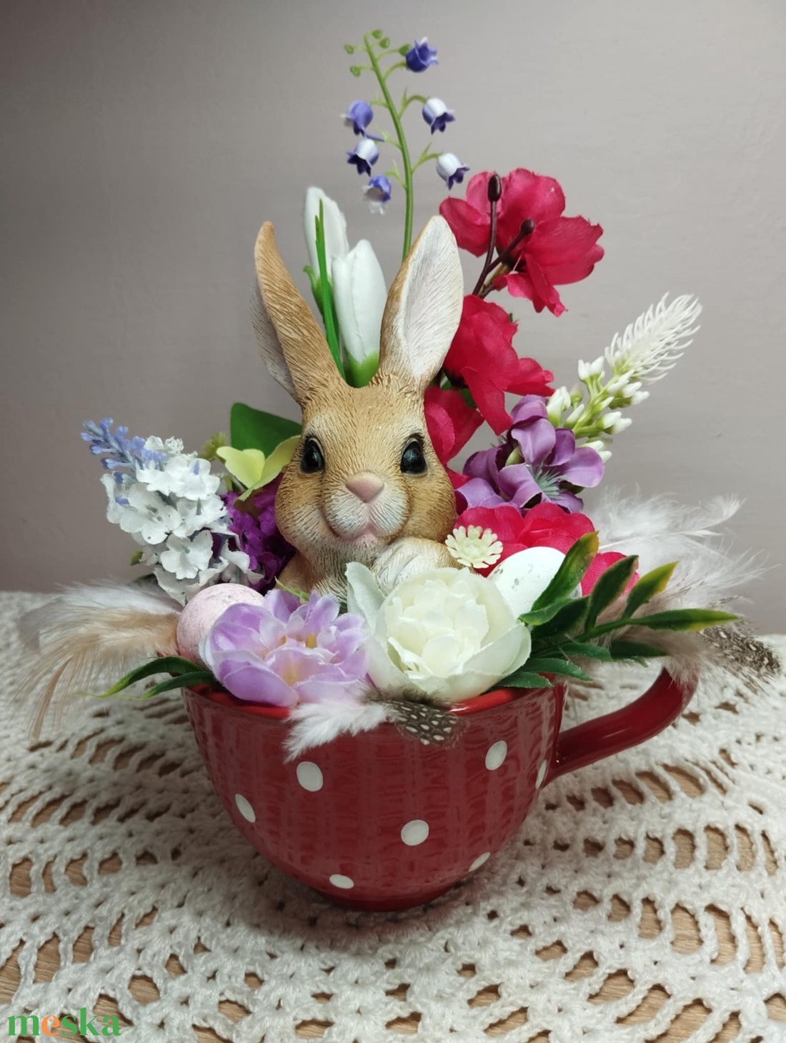 Húsvéti ajtódísz - ünnepi díszek, dekorációk - húsvéti díszek és dekorációk - húsvéti asztaldíszek - Meska.hu