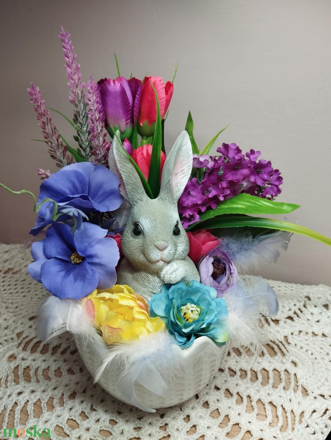 Húsvéti asztaldísz - ünnepi díszek, dekorációk - húsvéti díszek és dekorációk - húsvéti asztaldíszek - Meska.hu