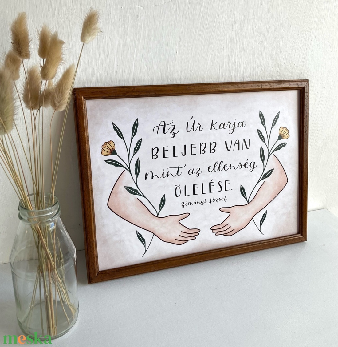 Az Úr karja - idézetes print - művészet - grafika & illusztráció - digitális - Meska.hu