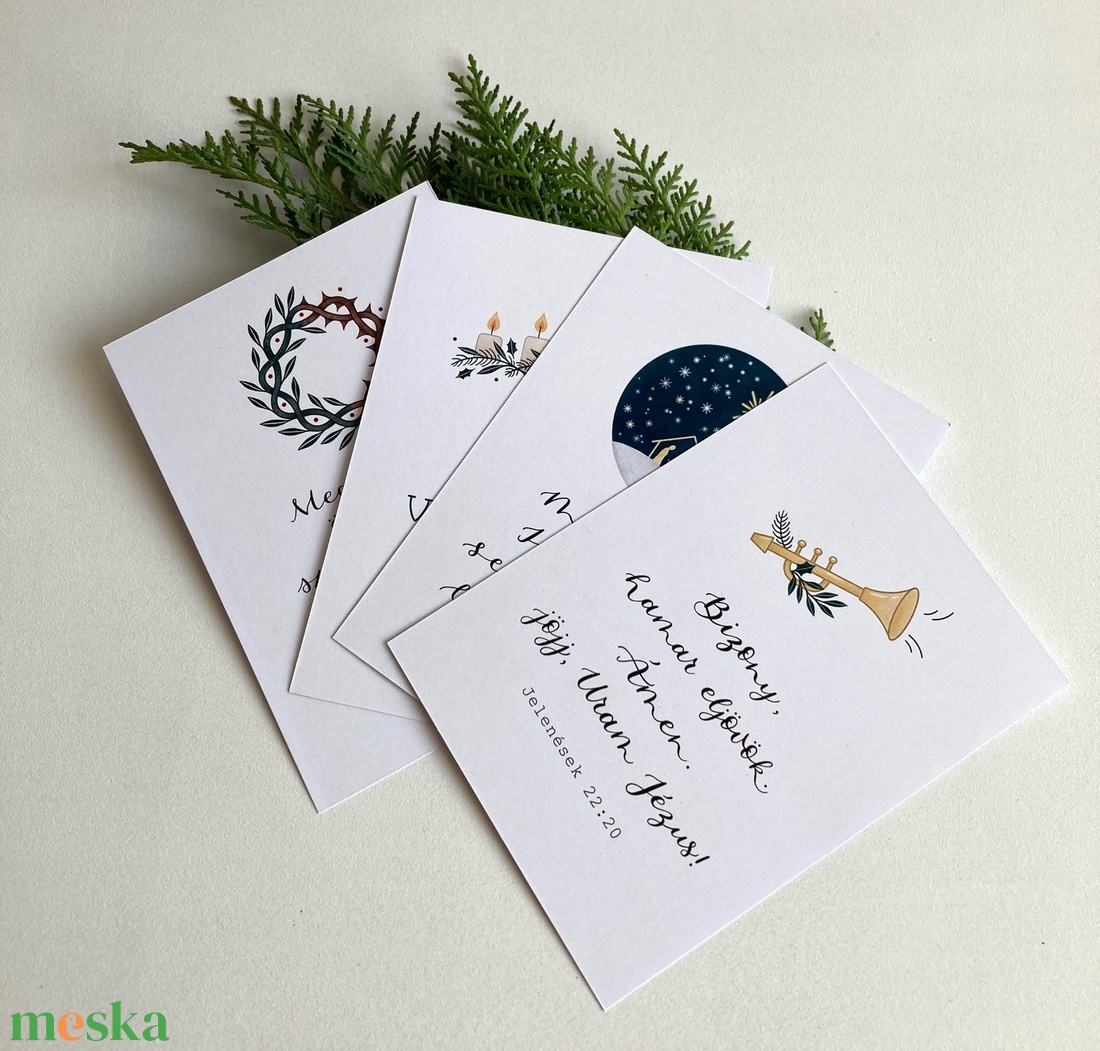 Karácsonyi képeslapcsomag - művészet - grafika & illusztráció - digitális - Meska.hu