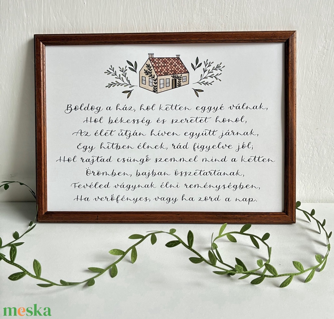 Boldog ház - print - művészet - grafika & illusztráció - digitális - Meska.hu