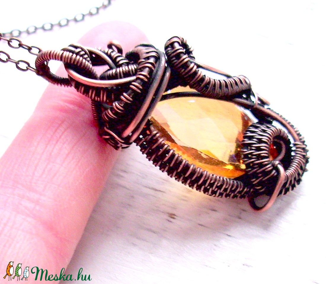 Rosegold kristály vörösréz nyaklánc/ medál - ékszer - nyaklánc - medálos nyaklánc - Meska.hu Rosegold kristály vörösréz nyaklánc/ medál - ékszer - nyaklánc - medálos nyaklánc - Meska.hu