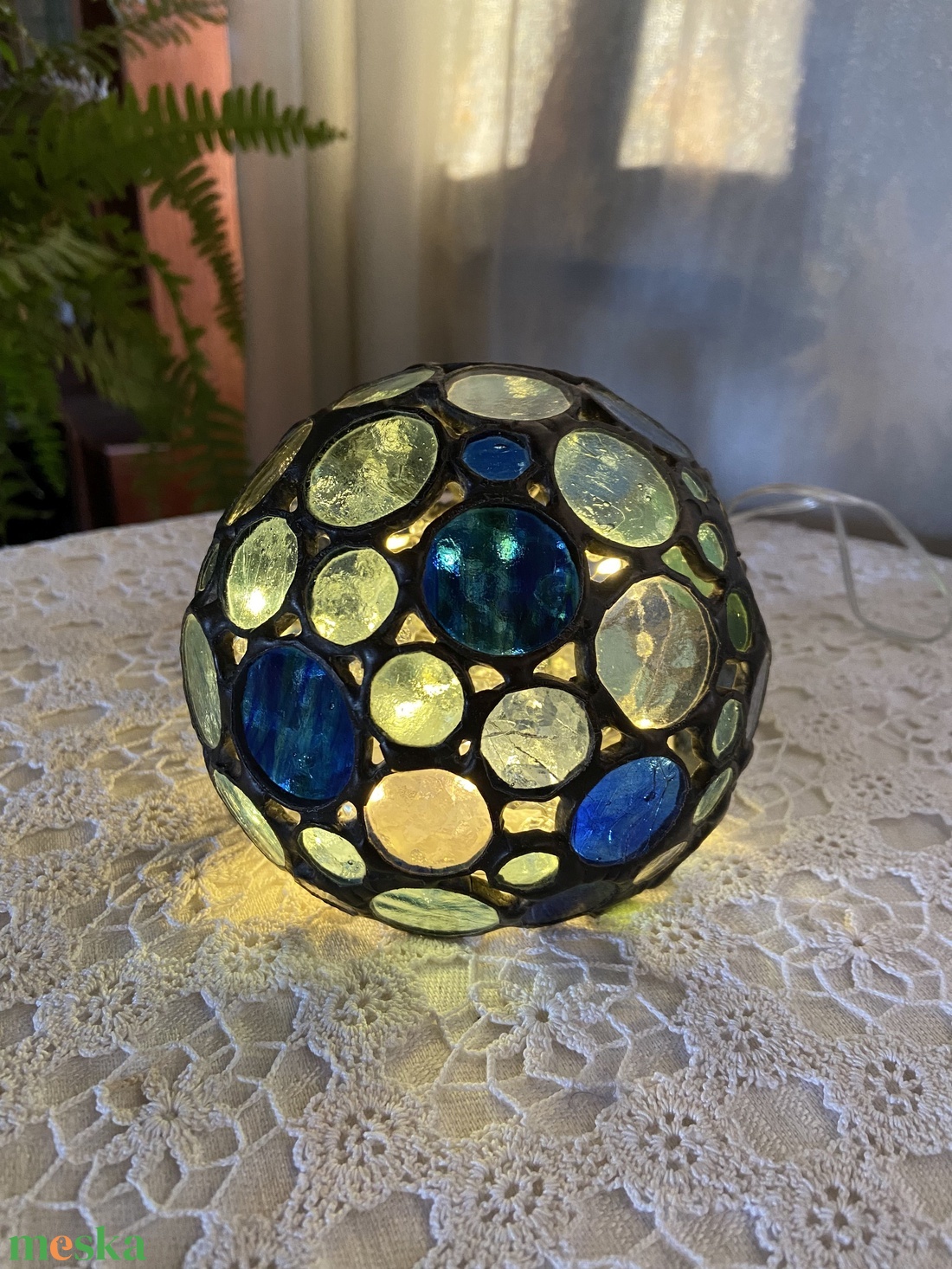 Gömböcske tiffany hangulatlámpa - otthon & életmód - lámpa - hangulatlámpa - Meska.hu Gömböcske tiffany hangulatlámpa - otthon & életmód - lámpa - hangulatlámpa - Meska.hu
