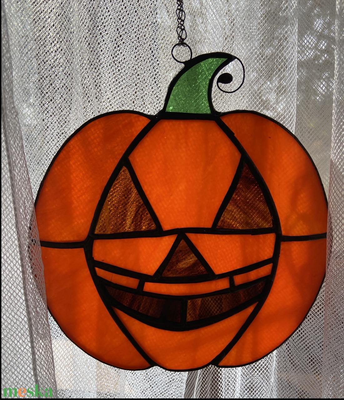 Mosolygós tök ablakdísz - otthon & életmód - dekoráció - halloween - halloweeni ajtódíszek és ablakdíszek - Meska.hu Mosolygós tök ablakdísz - otthon & életmód - dekoráció - halloween - halloweeni ajtódíszek és ablakdíszek - Meska.hu