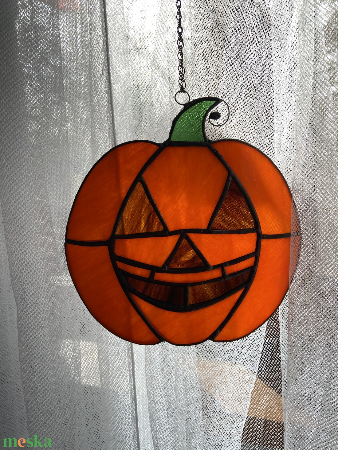 Mosolygós tök ablakdísz - otthon & életmód - dekoráció - halloween - halloweeni ajtódíszek és ablakdíszek - Meska.hu Mosolygós tök ablakdísz - otthon & életmód - dekoráció - halloween - halloweeni ajtódíszek és ablakdíszek - Meska.hu