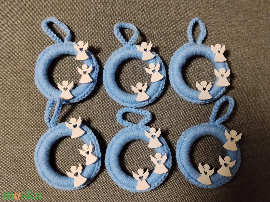 Karácsonyfa díszek (kék) - karácsony - karácsonyi lakásdekoráció - karácsonyfadíszek - Meska.hu