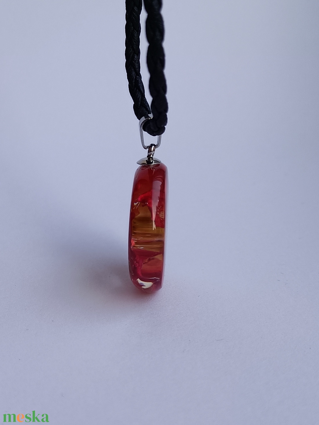 Rózsa medál 01 - ékszer - nyaklánc - medál - Meska.hu