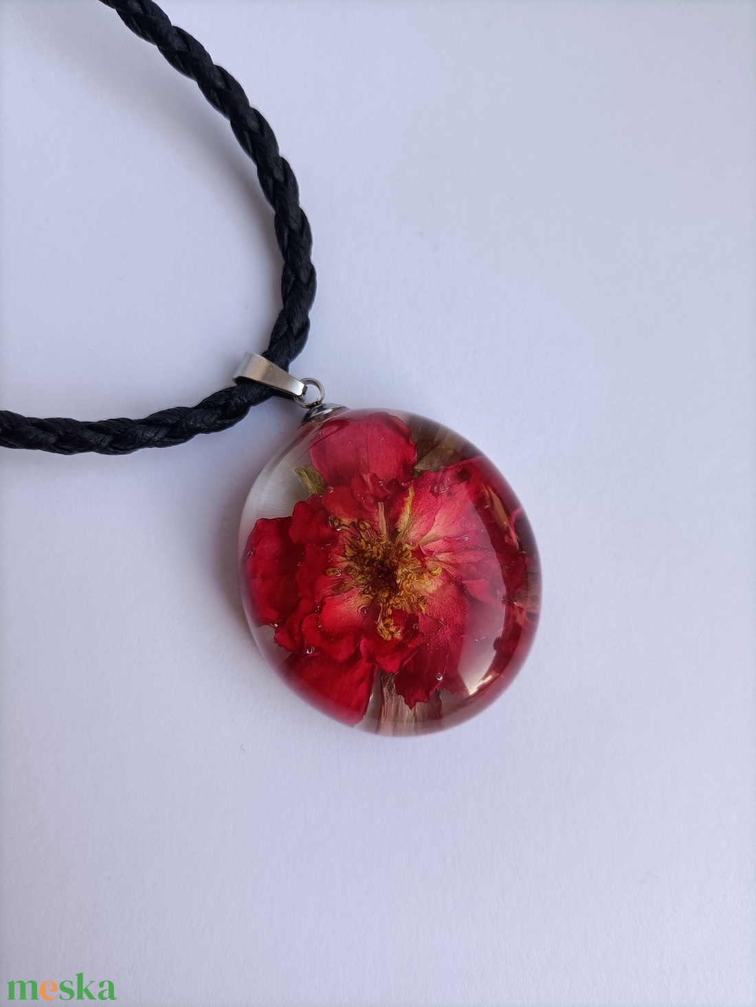 Rózsa medál 03 - ékszer - nyaklánc - medál - Meska.hu